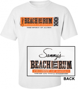 sammy's beach bar rum shirt