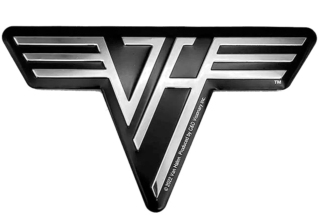 Chrome Metal Sticker Van Halen Store