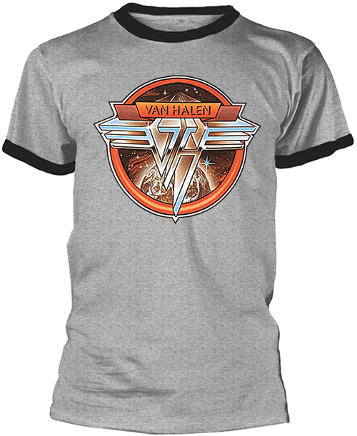 Grey Ringer Shirt: Van Halen Store