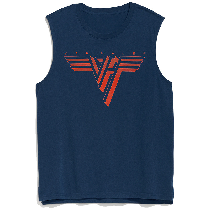 Red Logo Sleeveless Shirt Van Halen Store