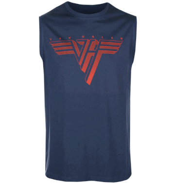 Red Logo Sleeveless Shirt at Van Halen Store