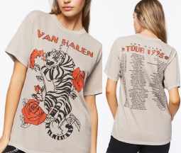 Women's Tiger & Roses 1995 Tour Tee