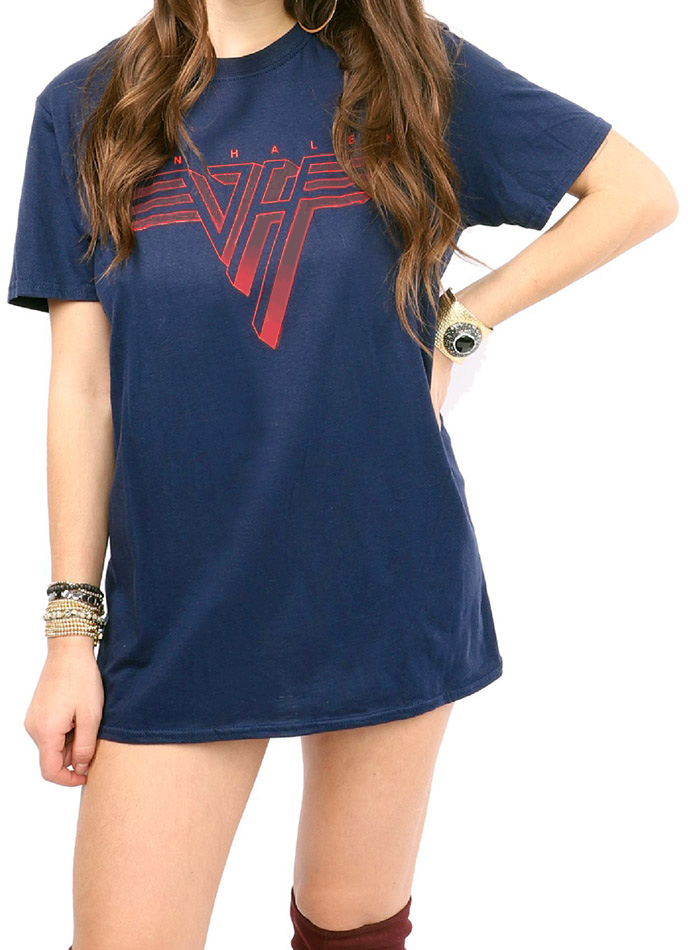 オリギナル　ヴァン　ハレン　tシャツ　サイズ　L made in USA Red Logo Tee: Van Halen Store