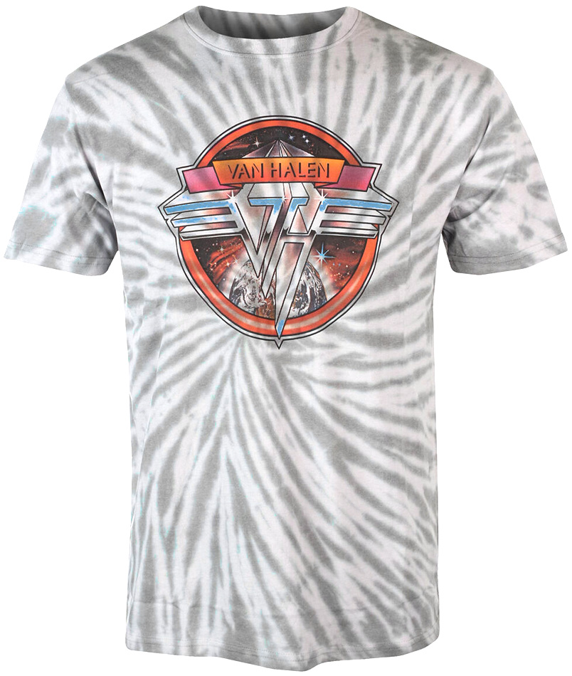 Space Logo Grey Tie Dye: Van Halen Store