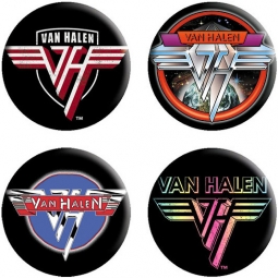 Van Halen LED Blinky Pin NEW official button VH Logo Free Shipping 