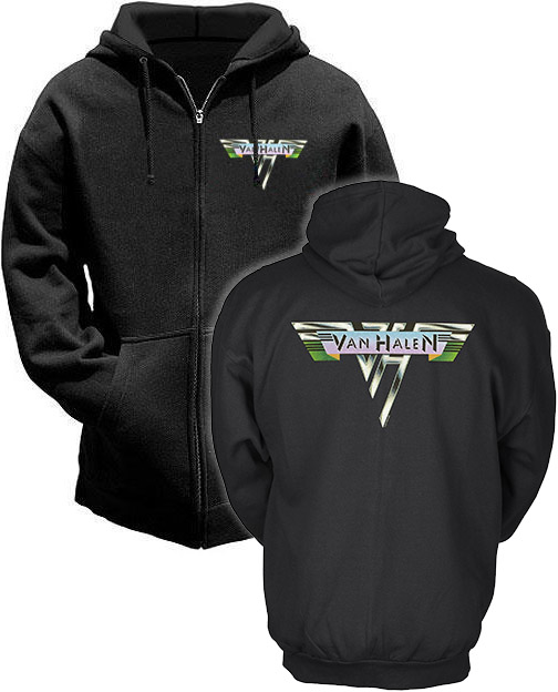 Van Halen Fleece-Lined Zip Hoodie: Van 