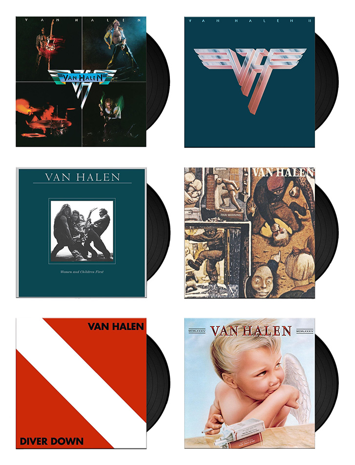 First 6 LPs (Remastered 180 Gram Vinyls): Van Halen Store