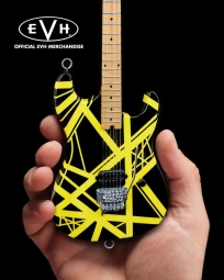 EVH Black and Yellow Mini Guitar
