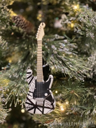 EVH Black & White Guitar Ornament
