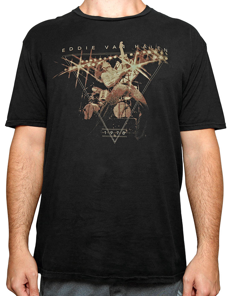 van halen distressed tee