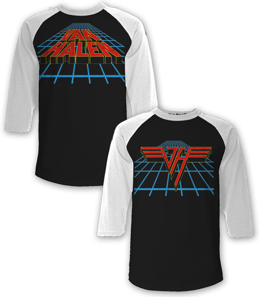 van halen baseball shirt