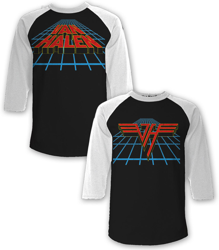 van halen baseball tee